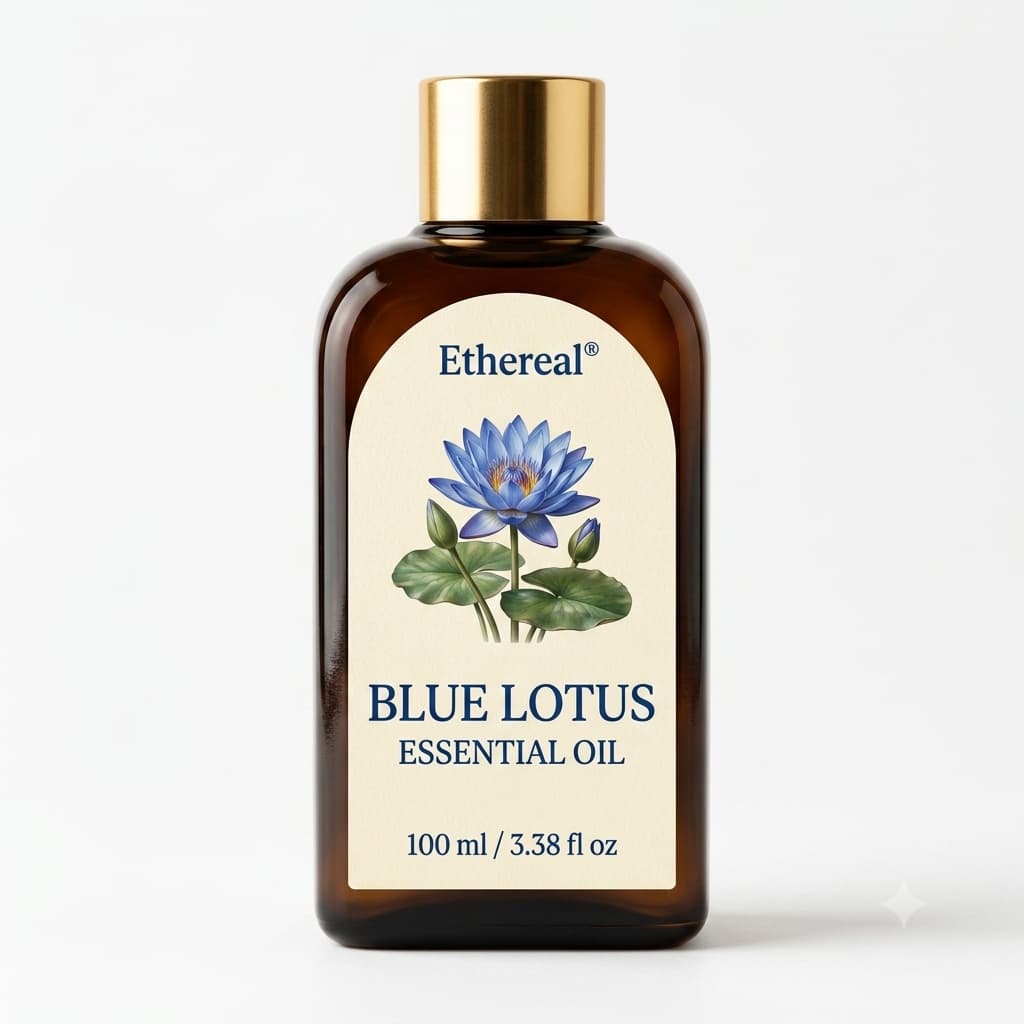 Ethereal Blue Lotus essential oil bottle 